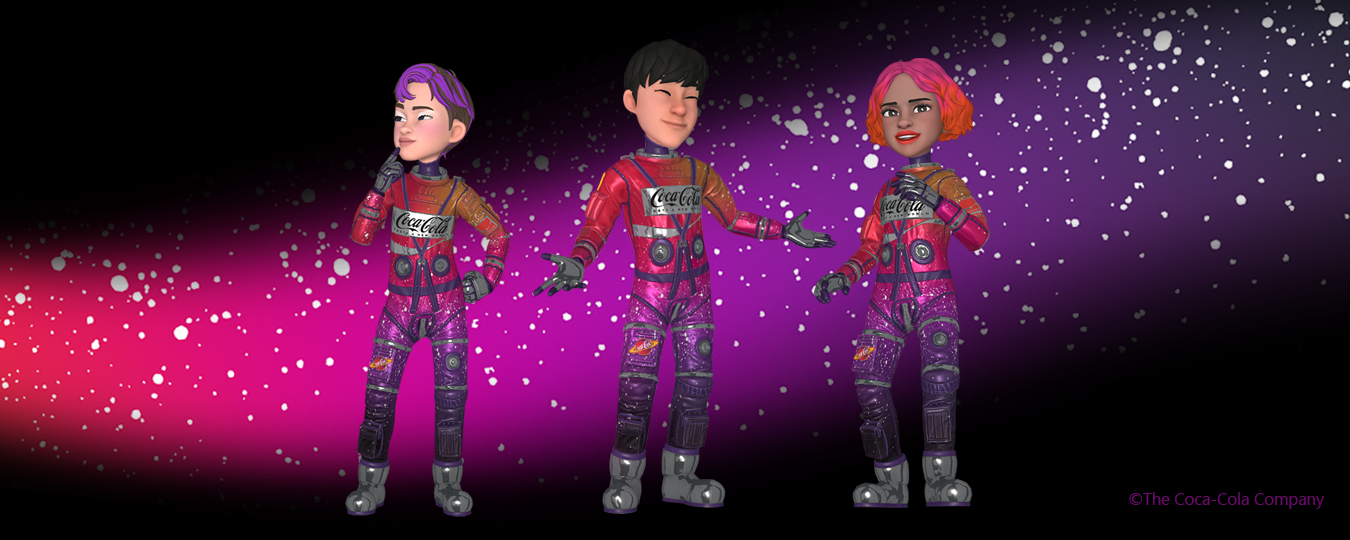 Tafi Partners with Coca-Cola to Bring a Taste of Space to Samsung AR Emoji with New Digital Apparel Collection