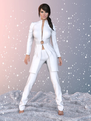 dForce X-Fashion Winter Style Outfit for Genesis 8 and 8.1 Females