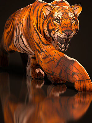 Chinese New Year Large Tiger Prop