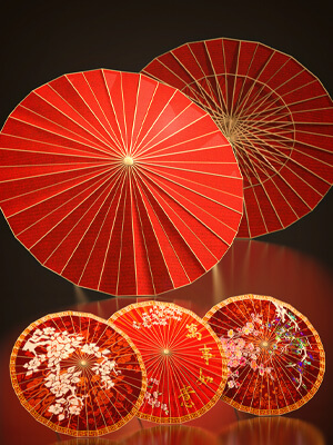 Chinese New Year Umbrella Prop