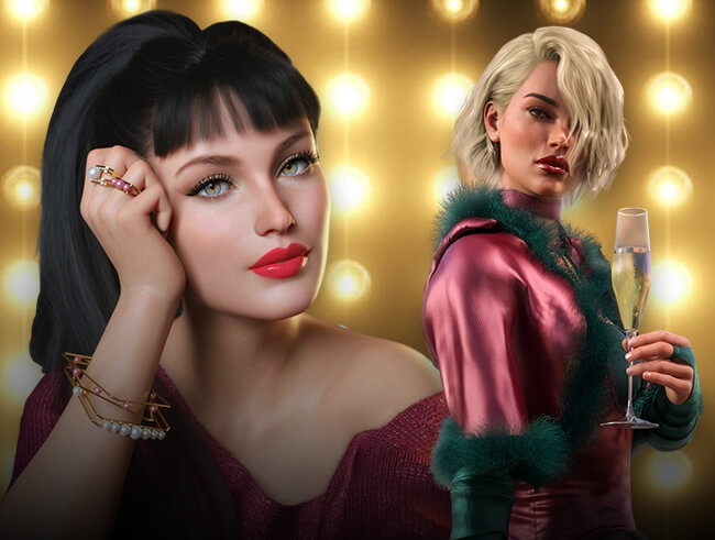 Get up to 12 Stylish Hair Items for $8 each and up to 60% OFF Select Animations and Poses. PLUS up to 65% OFF ‘Party’ Featured Artists!