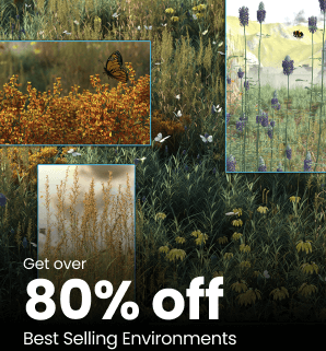 Get over 80% off Best Selling Environments