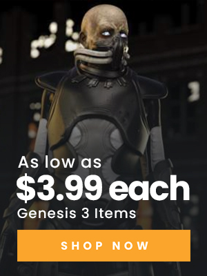 As low as $3.99 each Genesis 3 Items