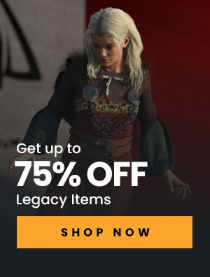 Get up to 75% OFF Legacy Items
