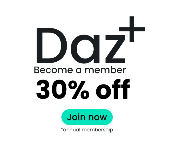 Get 30% off a Daz+ membership