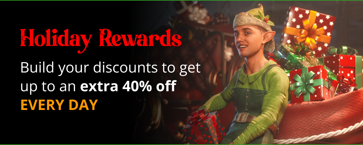 Build your discounts to get up to an extra 40% off EVERY DAY