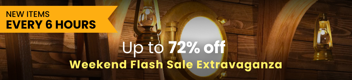 Up to 72% off Weekend Flash Sale Extravaganza
