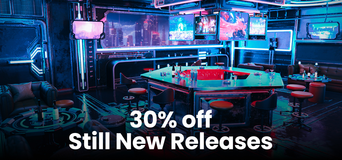 30% off Still New Releases