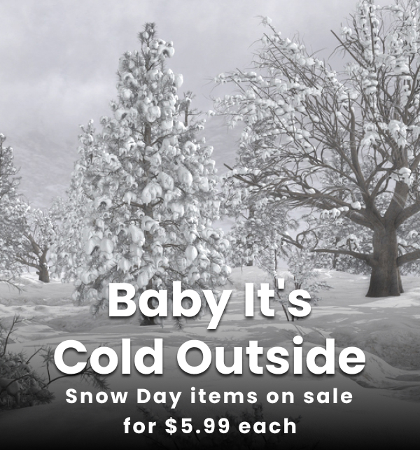 Snow Day items on sale for $5.99 each