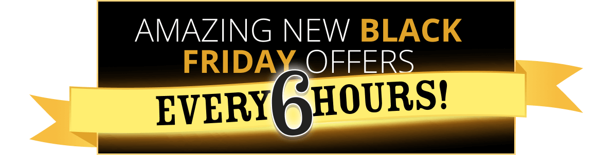 Early Black Sunday Sale(s) All Weekend Long - Amazing New Black Sunday Offers every 6 hours!