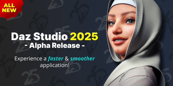 Daz Studio Alpha!