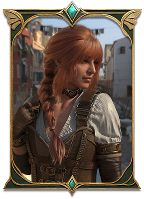 dForce Messy French Braid for Genesis 9