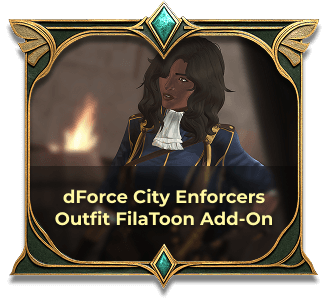 dForce City Enforcers Outfit FilaToon Add-On